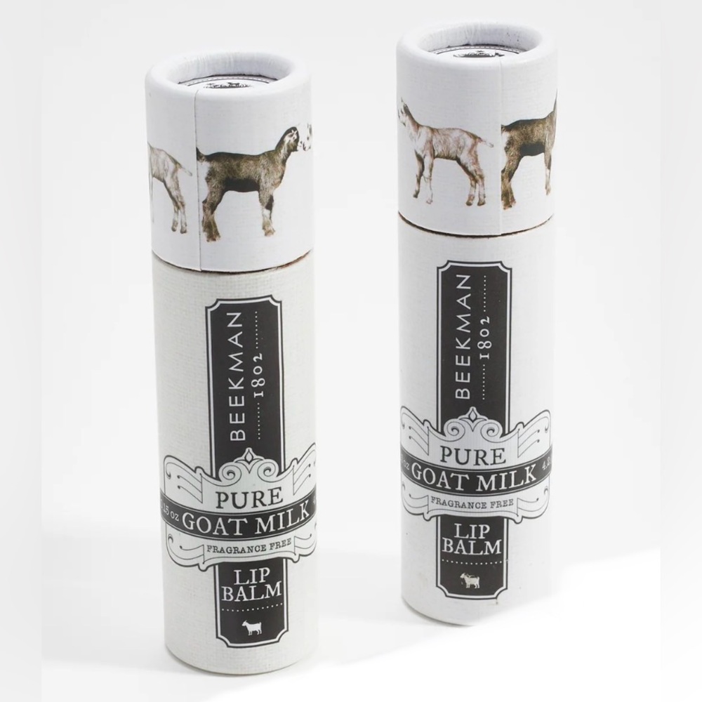 Beekman 1802 Goat Milk Lip Balm Pure Goat Milk Duo